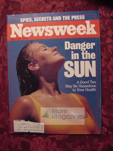 Newsweek june 1986 sun tans - newsweek,
