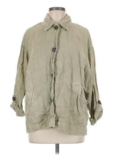 Zara women green trenchcoat - women, m