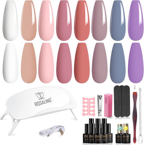Kit semipermanente unghie - unghie, con