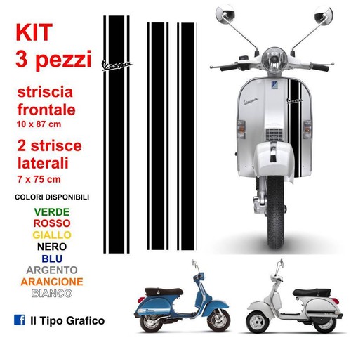 Kit adesivi vespa scooter - kit,