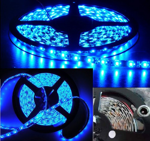 Striscia adesiva led blu - striscia,