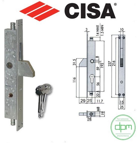 Cisa 46307 serratura - cisa, 46307-25-0
