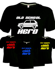 Tshirt Panda old school hero