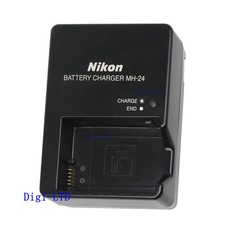 Caricabatteria originale Nikon MH-24 USATO EN-EL14 EN-EL14a batteria D3300 D3400 D3500