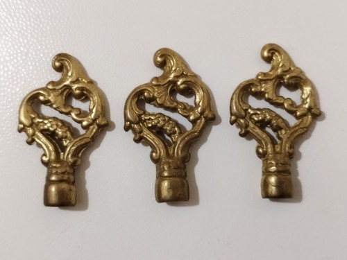 Vintage testine ottone - 3, in