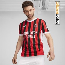 MAGLIA PUMA ORIGINALE stag. 2024/2025 MILAN HOME- 774979-01 col. rosso/nero