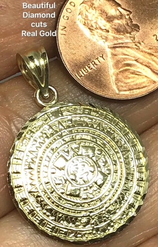 Ciondolo azteco dorato azteca - ciondolo,