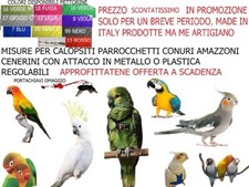 Pettorina elastica ROSSA  10MM sganciabili PER pappagalli DA CAICCO A AMAZZONE