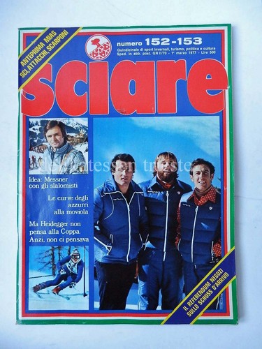 Sci sciare 1977 rivista - sci,