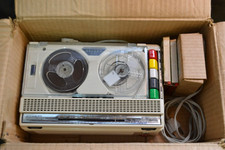 Geloso G257 Registratore a Bobine Vintage anni 60 + Microfono Scatola Originale