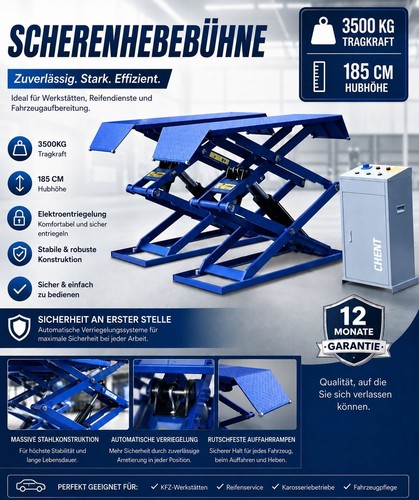 Sollevatore forbice 5 t - 3,5,
