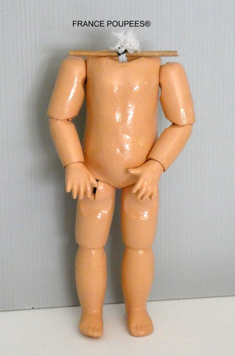Corps poupée ancienne 5cm - corps, 20.5cm