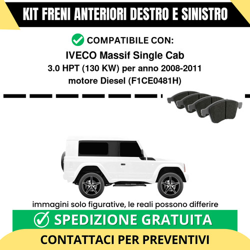 Pastiglie freno anteriori per - anteriori,