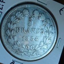 Moneta Francese 5 Franchi 1834 Luigi Filippo I Argento 900 G 25 Bb Mb Lotto 417 