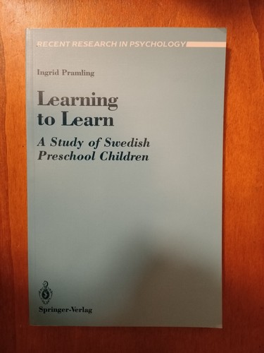 Ingrid pramling learning - pramling, –