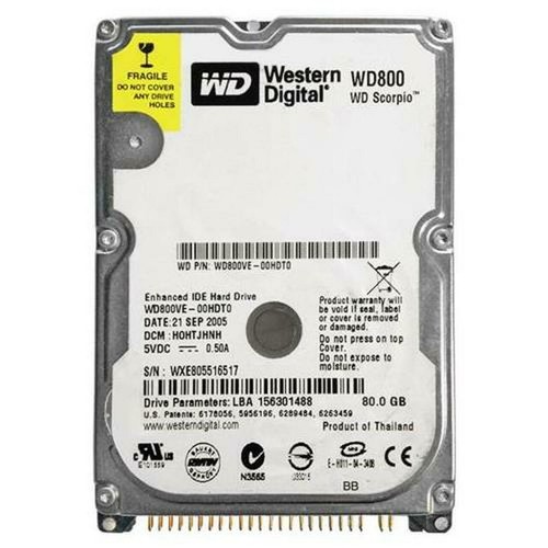 Wd800ve western digital - digital, wd