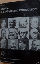 STORIA DEL PENSIERO ECONOMICO