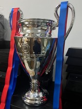 Champions League Trophy Resin Replica Trophy 77cm Height (Full Size) With Ribbon