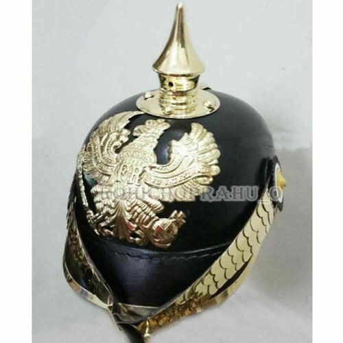 Elmetto pickelhaube pelle - elmetto,