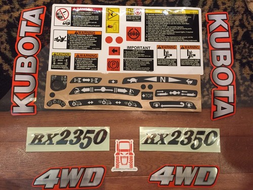 Kit decalcomanie trattore bx - *kit,