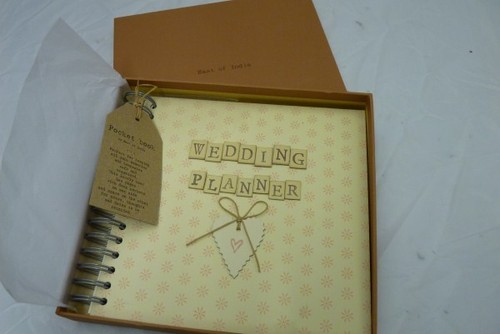 Boxed wedding planner book