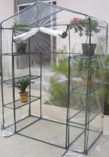 Serra a casetta pvc con 8