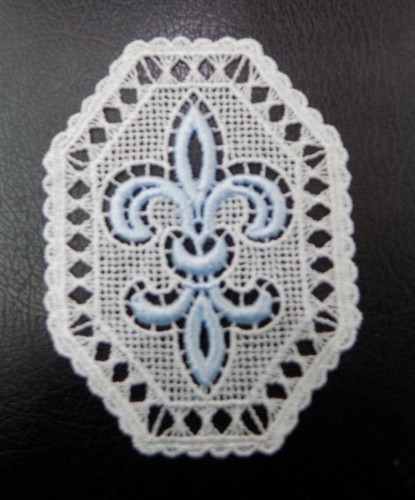 Inserto pizzo macrame ecru - macrame', e