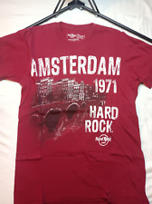 Maglietta Hard Rock Cafe Amsterdam - Originale Taglia S - 100% Cotone