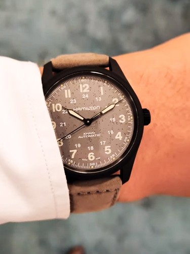Hamilton khaki field titanium - field,