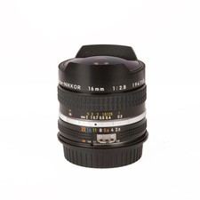 Nikon Nikkor 16mm Fisheye f2.8 Ais