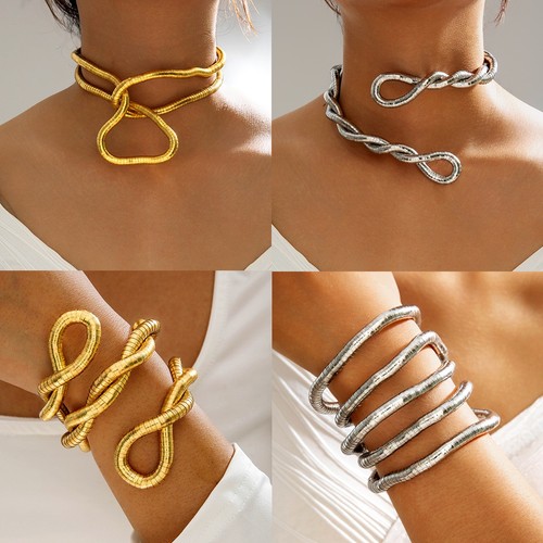 Collana serpente oro - collana,