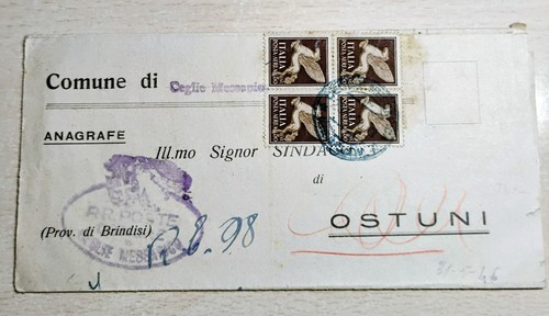 Storia postale 1946 - storia,