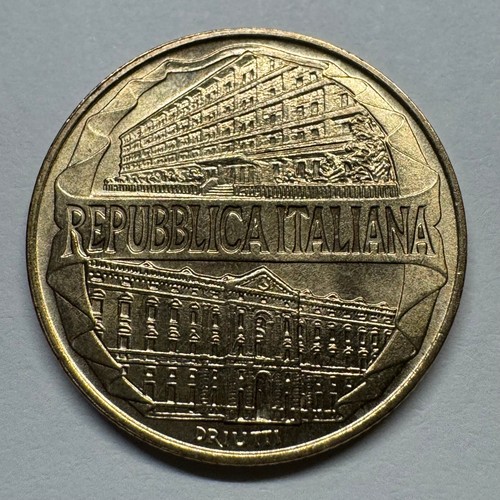 1996 italy 200 lire coin - italy,