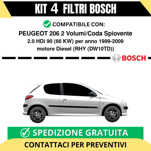 Kit bosch filtri tagliando - 4,