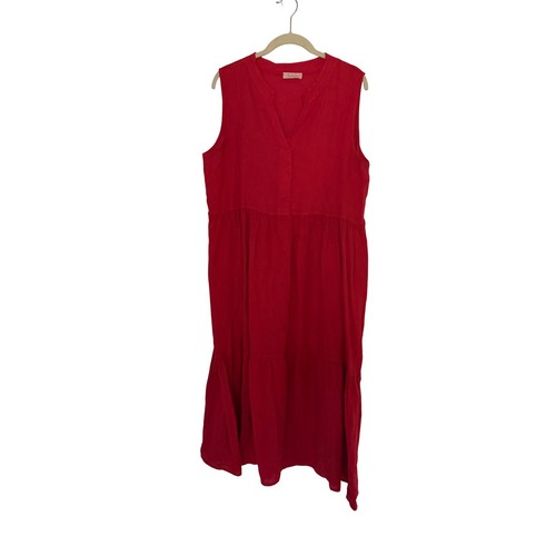 Abito midi bellambra - bellambra, rosso