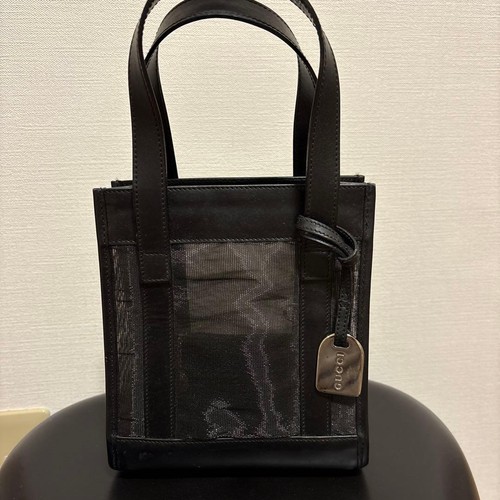 Gucci borsa tote nera rete - tote,