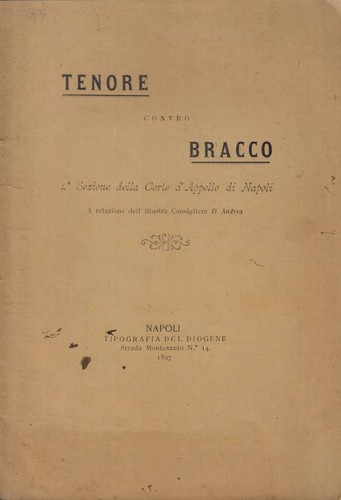 Tenore contro bracco - tenore,