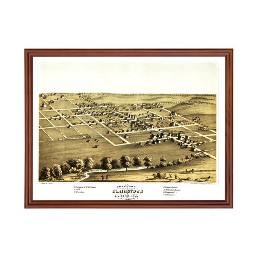 Vecchia mappa blairstown - vecchia,