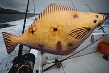Alaska Hand Carved Wooden Fish