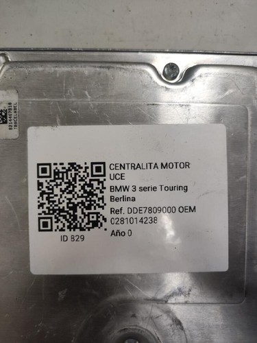 0281014238 centralina motore