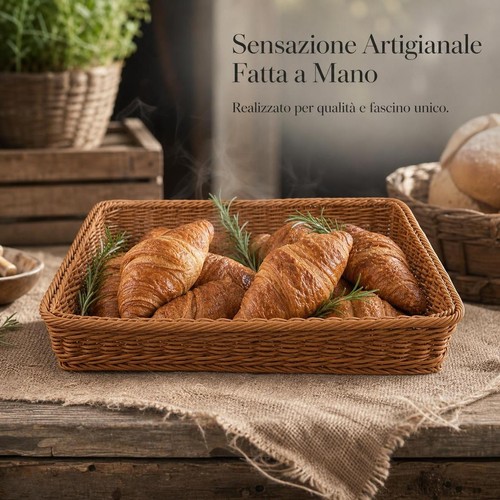Cestino banco intrecciato a - cestino,