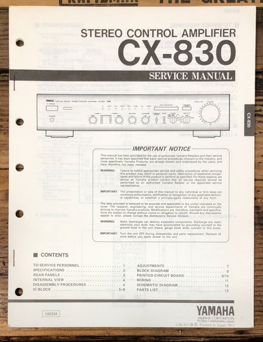 Yamaha 830 preamplificatore - cx-830,