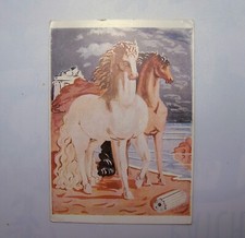 Cartolina cavalli sulla riva - cartolina,