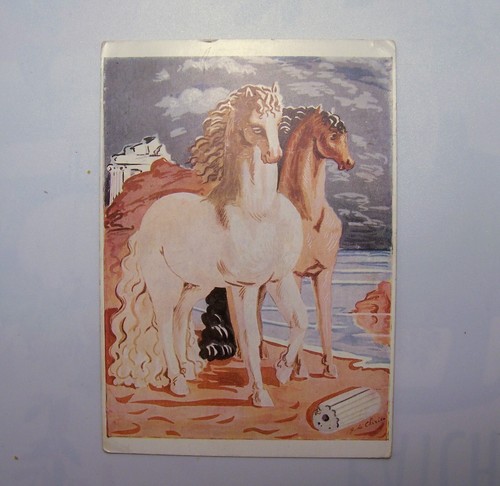 Cartolina cavalli sulla riva - cavalli,