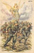 D2749) CARTOLINA MILITARE ILLUSTRATORE ANGELO COLLINO