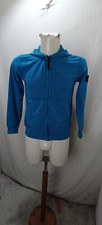 Articolo d3244 felpa uomo Stone Island taglia XXS, blu, etichetta taglia 12 anni