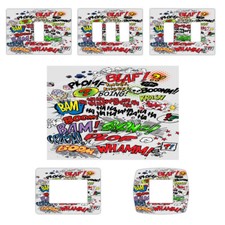 Comic boom bam stock stickers