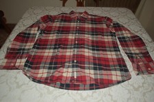 Cotton Belt, Camicia uomo, Quadri, Flanella cotone, tg L, usata