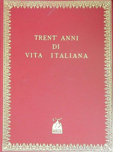 Trent anni vita italiana - trent',