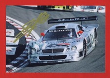 PHOTO cm 13x19 signed by Alex Wurz MERCEDES CLK GTR #12 FIA GT 1997 LAGUNA SECA
